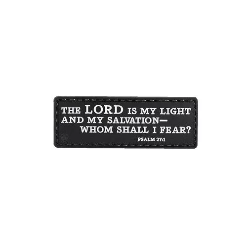 Tsp-6605000 Psalm 27:1 morale patch (6 pack) - image 1