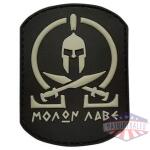 Black Molon Labe Morale Patch (6 PACK)