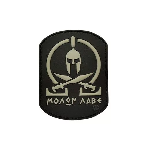 Black Molon Labe Morale Patch (6 PACK)