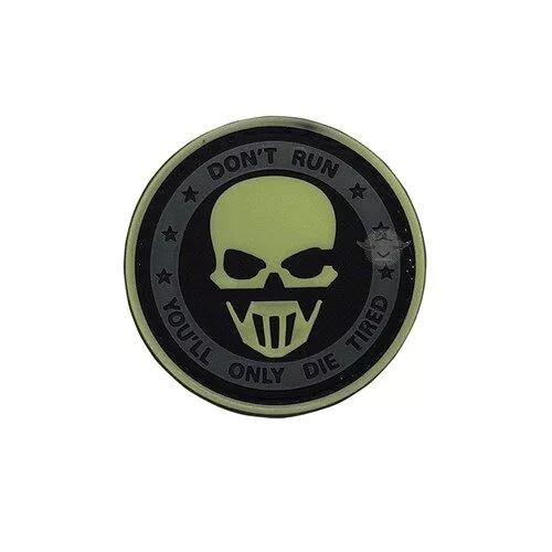 Tsp-6733000 Don't run ghost night glow morale patch (6 pack) - image 1