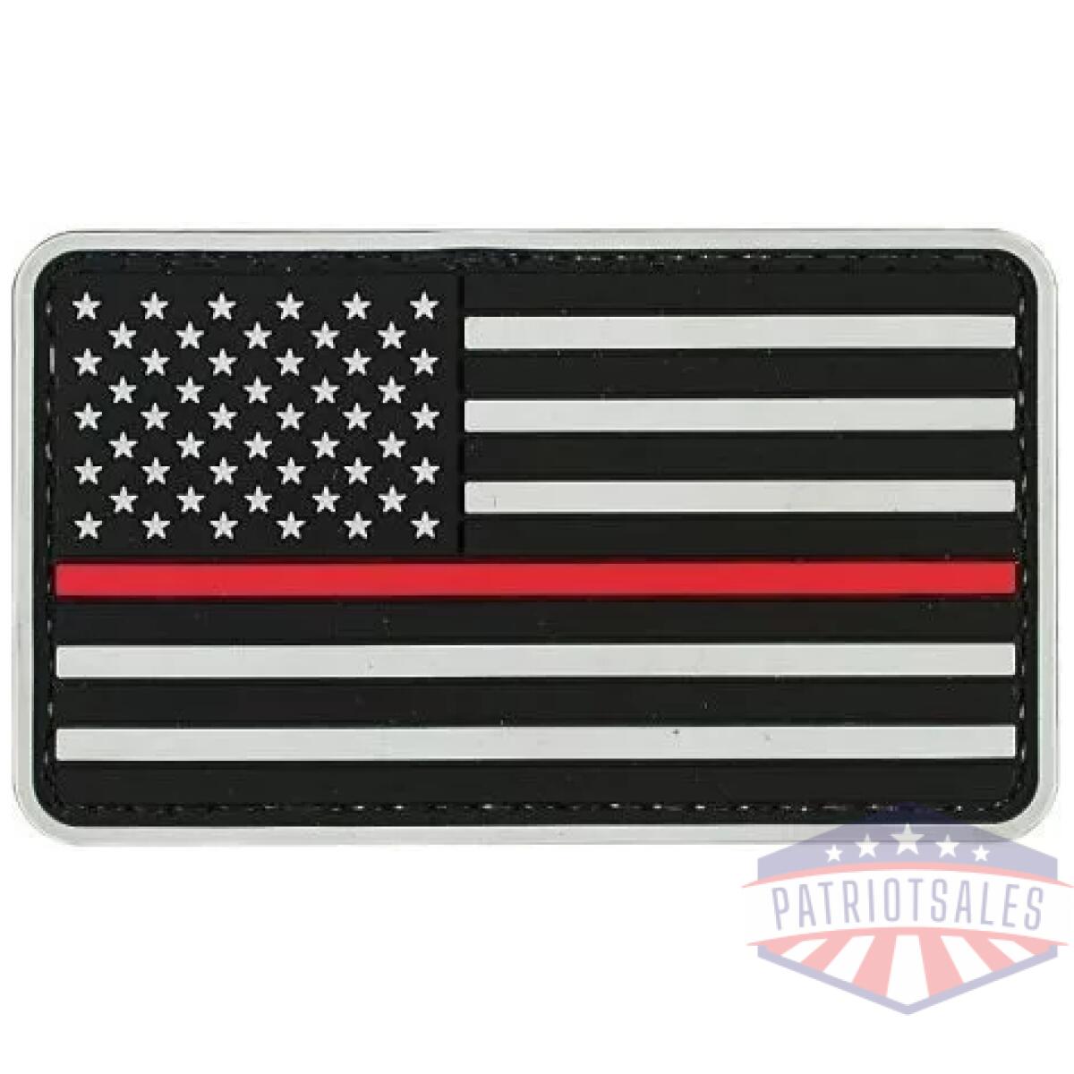 American flag red line patch - image 1