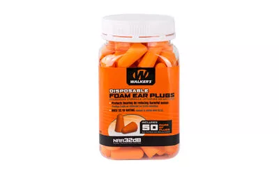 Walgwp-Fp-50Pk_1 Walker's foam ear plugs 50pk jar - image 1