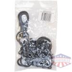 Corrections Key Ring Chain - Length: 30 - Color: Nickel. Lifetime Guarantee.