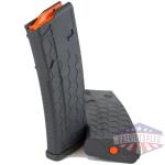 Sentry Hexmag Series 2 AR-15/M4/M16 Rifle Magazine Grey with Orange Follower .223/5.56x45mm 30/rd