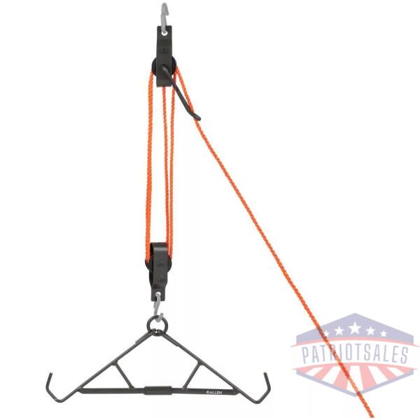 Allen Takedown Gambrel and Hoist Steel 500 lbs Orange