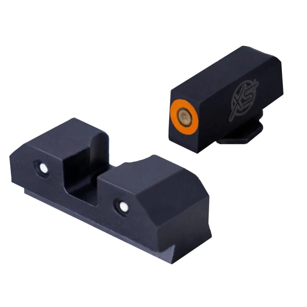 Https3A2F2Fmedia.chattanoogashooting.com2Fimages2Fproduct2Faqglr014P6Nbulk2Faqglr014P6Nbulk-1 Xs sights r3d night sights set for glock 42/43/43x/48 orange bulk 20/ct - image 1