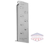 Chip McCormick Shooting Star M1911 Magazine w Pad .45 ACP Stainless Steel 8/rd