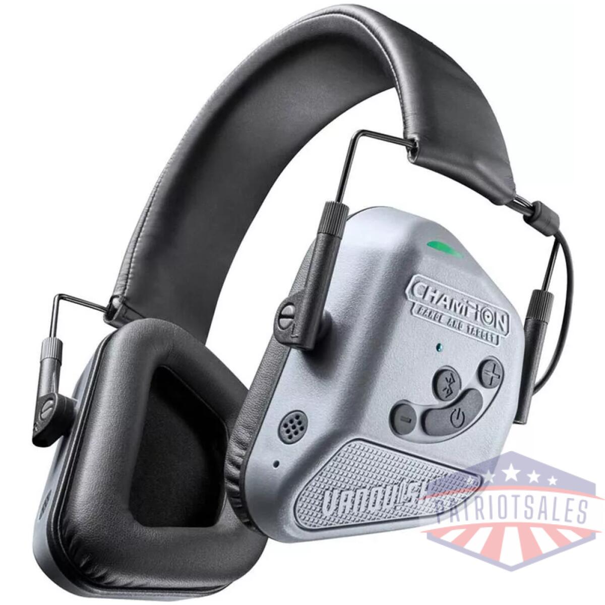 Champion vanquish electronic hearing protection ear muffs 21db grey - image 1