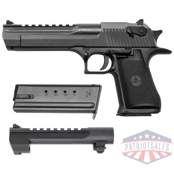 Magnum Research Desert Eagle Mark XIX Combo 50 AE/.44 Mag Handgun 7(50AE)&8(44Mag)rd Magazines 6" Barrels(2) Black