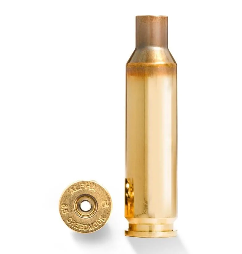 Https3A2F2Fmedia.chattanoogashooting.com2Fimages2Fproduct2Feaam25100Srp2Feaam25100Srp Alpha munitions ultra premium unprimed brass cartridge cases. 25 creedmoor srp small rifle primer brass 100/box - image 1