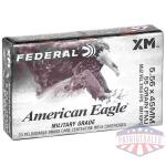 Federal American Eagle Rifle Ammunition 5.56mm 55gr FMJ 3165 fps 20/ct