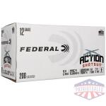 Federal Action Shotgun Shotshells 12ga 2-3/4 1-1/8oz 1235 fps #7.5 200/ct (Case)