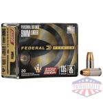 Federal Premium Hydra-Shok Deep Handgun Ammunition 9mm Luger 135gr HP 1060 fps 20/ct