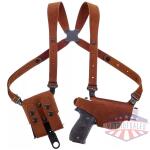 Galco Classic Lite 2.0 Shoulder System Holster for S&W M&P Shield 3" 9/40 2.0 9/40 Natural RH