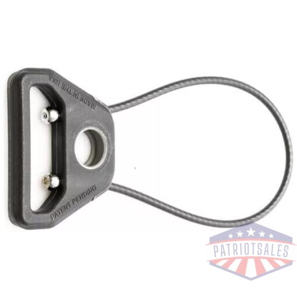 Blue Force Gear Molded Universal Wire Loop Sling Attachment Push Button 2.75" Black