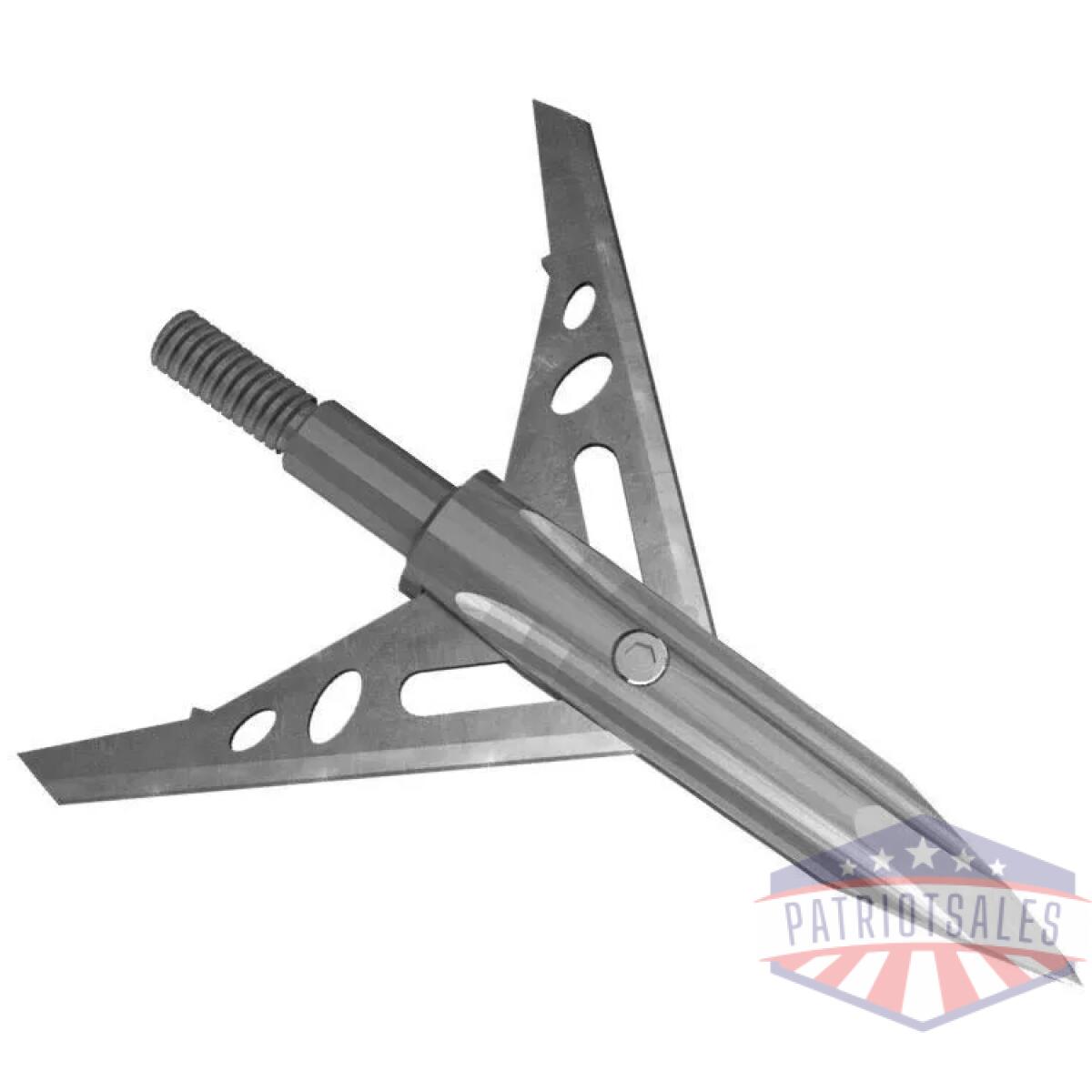 Nap verdict 100 mechanical broadhead 100gr 2" cutting dia 400 fps 3/pk - image 1