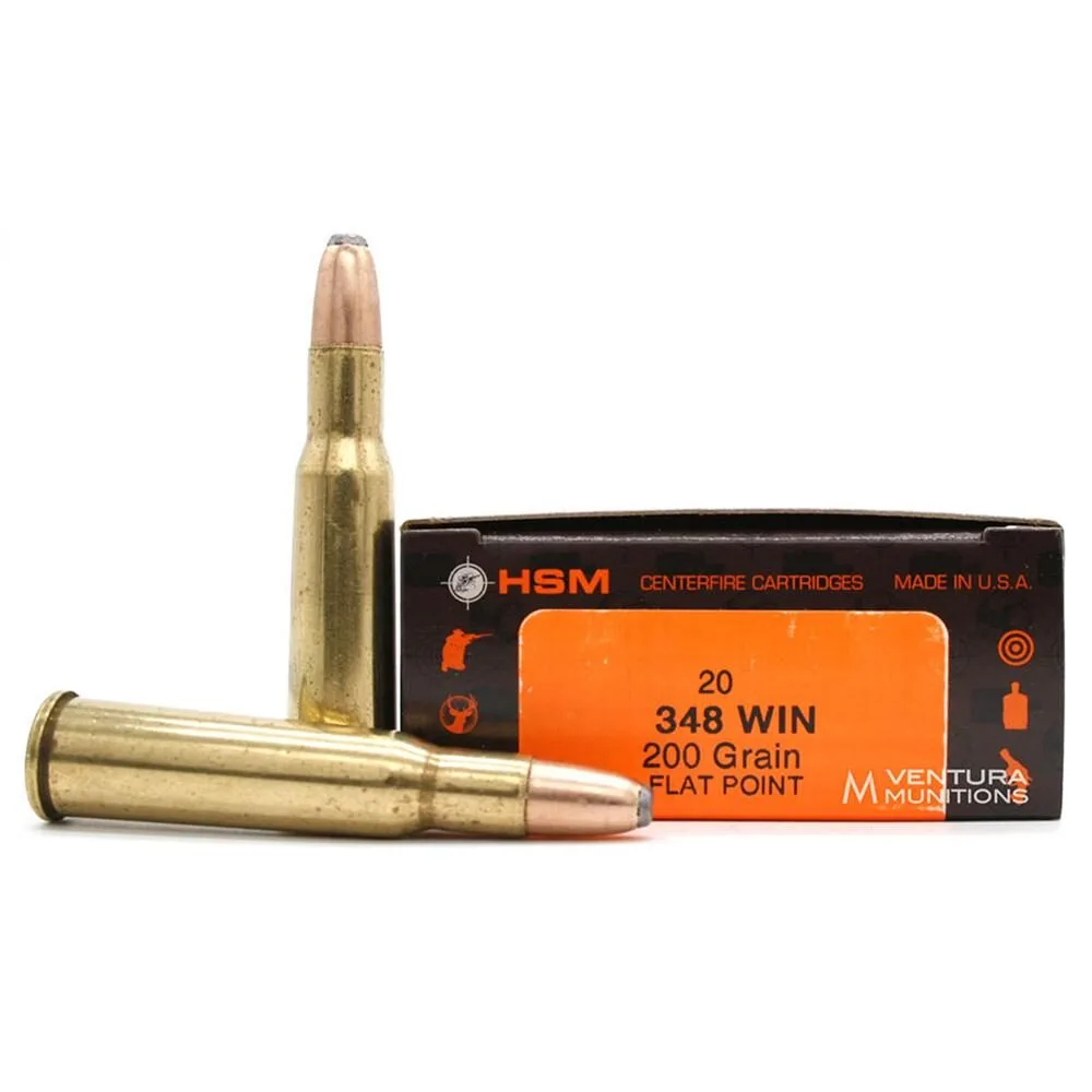 Https3A2F2Fmedia.chattanoogashooting.com2Fimages2Fproduct2Fhehsm348Win1N2Fhsm-348-Win-200Gr__56046 Hsm classic rifle ammunition. 348 win 200gr sp 2450 fps 20/ct - image 1