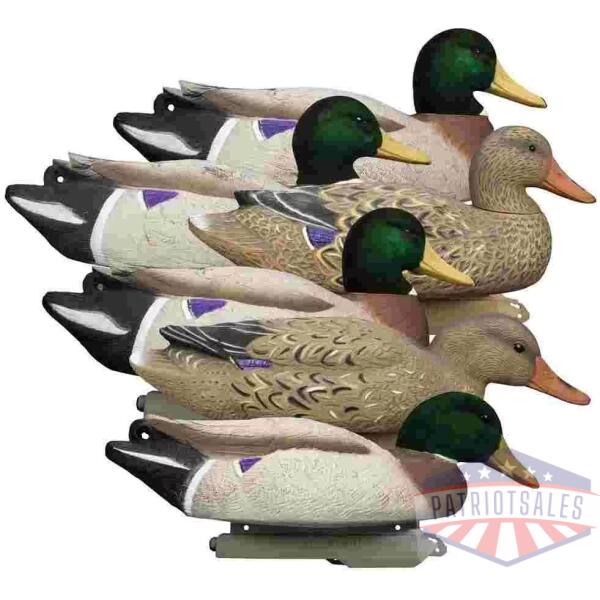 Higdon Outdoors Battleship Mallard Flocked Heads 6pk