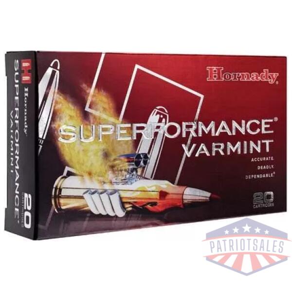 Hornady Superformance Varmint V-Max Rifle Ammunition .243 WSSM 75gr PT 3800 fps 20/ct
