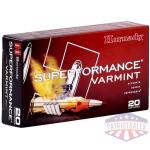 Hornady Superformance Varmint V-Max Rifle Ammunition .223 WSSM 55gr PT 2600 fps 20/ct