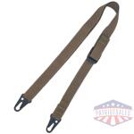 TacShield Sport Ridge 2 Point Rifle Sling 1" Wide HK Snap Hooks Coyote Brown