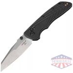 Hogue Deka Manual Folder Knife 3 1/4" Wharncliffe Blade Black and Silver