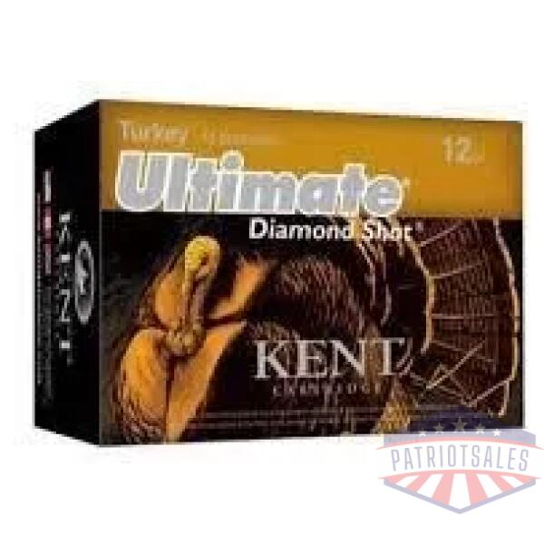 Kent Cartridge Ultimate Diamond Turkey Shotshells 12 ga 3 1/2" 2 1/4 oz 1200 fps 5 10/rd