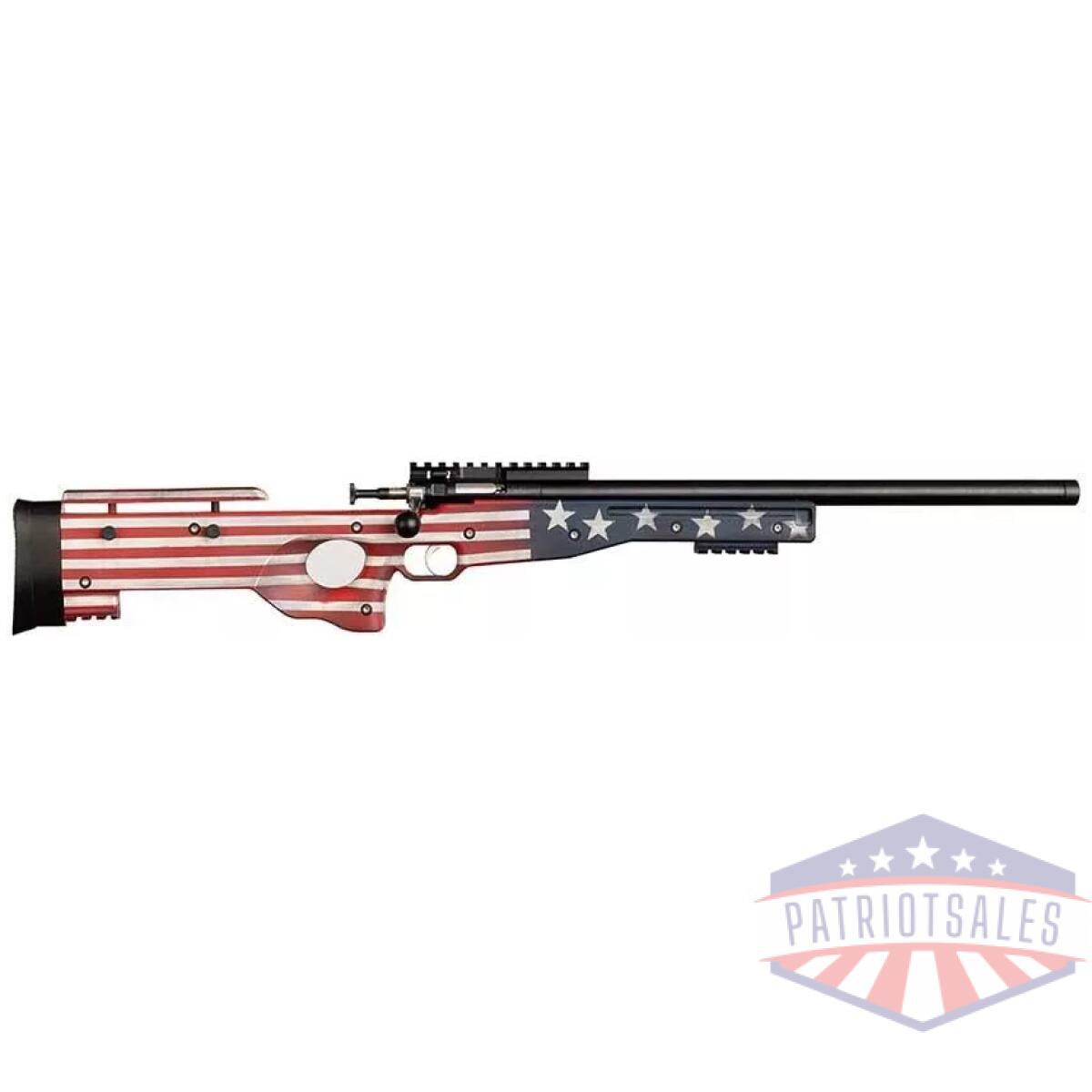 Crickett precision old glory rifle. 22 lr single shot 16. 1 blued barrel precision stock - image 1