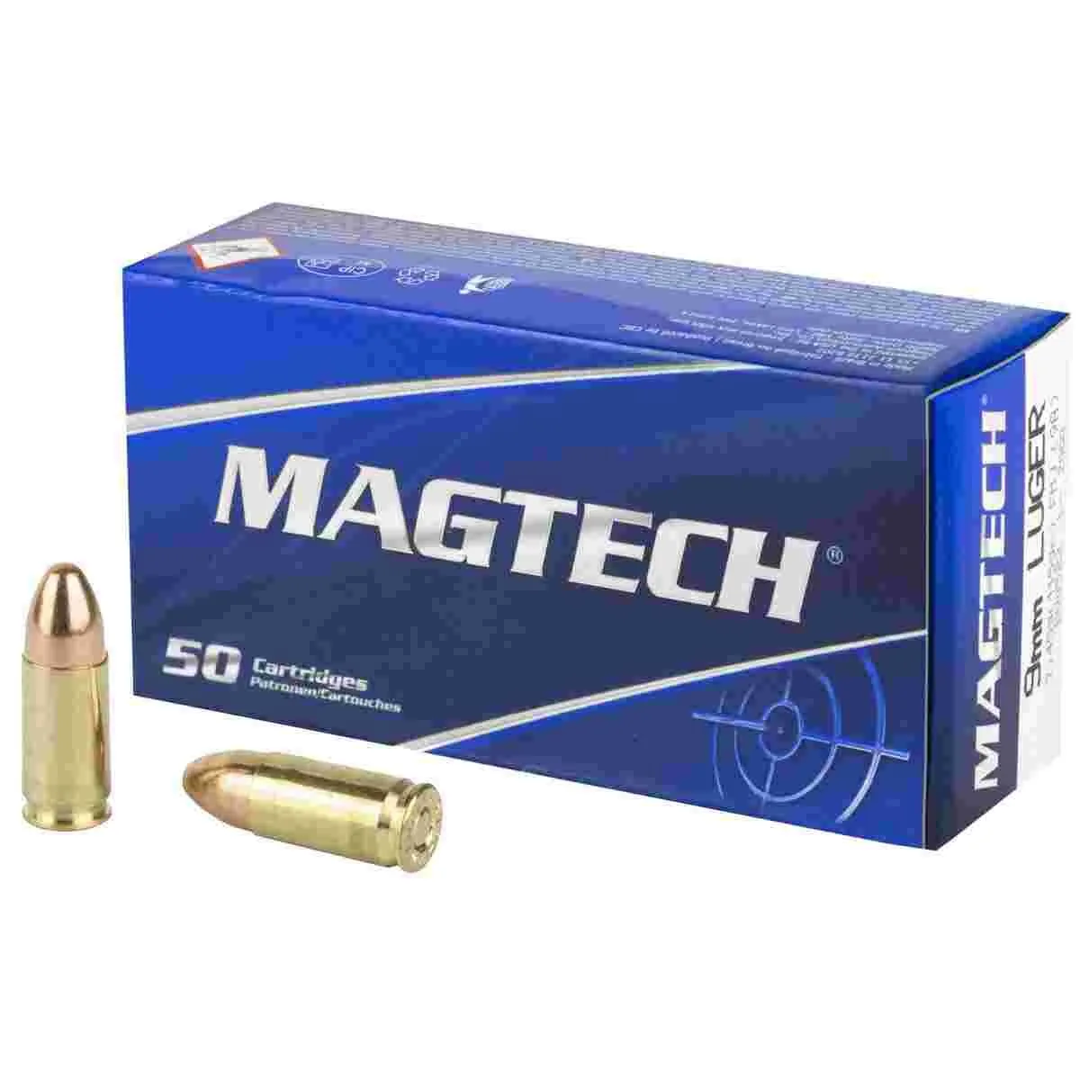 Https3A2F2Fmedia.chattanoogashooting.com2Fimages2Fproduct2Fmg9H2Fmg9H Magtech handgun ammunition 9mm luger(+p+) 115gr jhp 1330 fps 50/ct - image 1