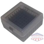MTM Flip-Top Ammo Box 100 Rounds 223/204 Ruger/6x47 Clear Smoke