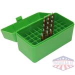 MTM Case-Gard R-50 Series Rifle Ammo Box 50/ct Capacity Green