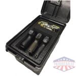 MTM Tactical Pistol Handgun Case fits 3 Handguns Dark Earth