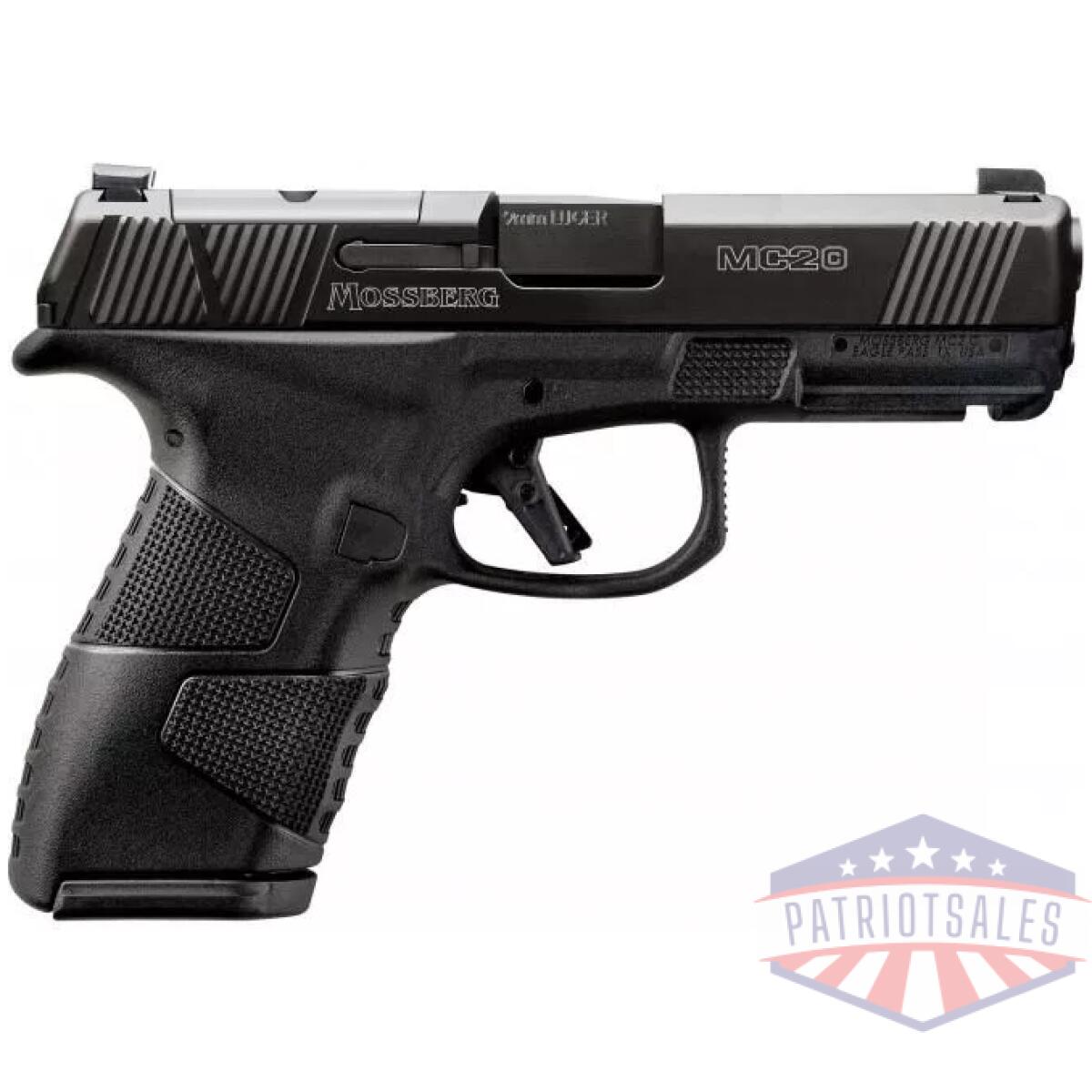 Mossberg mc-2c optics ready handgun 9mm luger 14rd & 16rd magazines 3. 9" barrel night sights - image 1