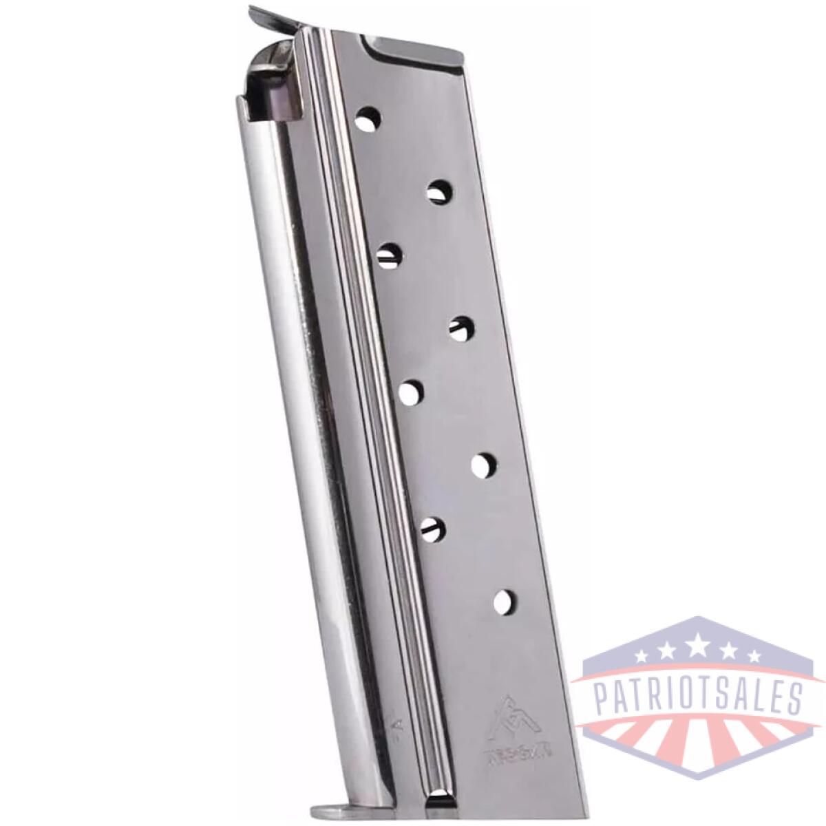 Mec-gar 1911 govt handgun magazine. 38 super ht nickel 9/rd - image 1