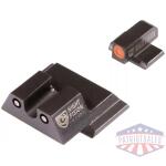 Night Fision Perfect Dot Night Sight Set Orange Front Black Rear for S&W M&P Shield