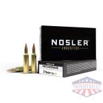 Nosler RDF Match Grade Rifle Ammunition 22 Nosler 70gr OTM 3000 fps 20/ct