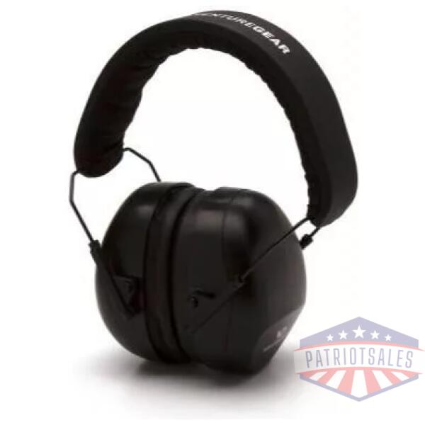 Pyramex VG80 Series Ear Muffs 25dB Black