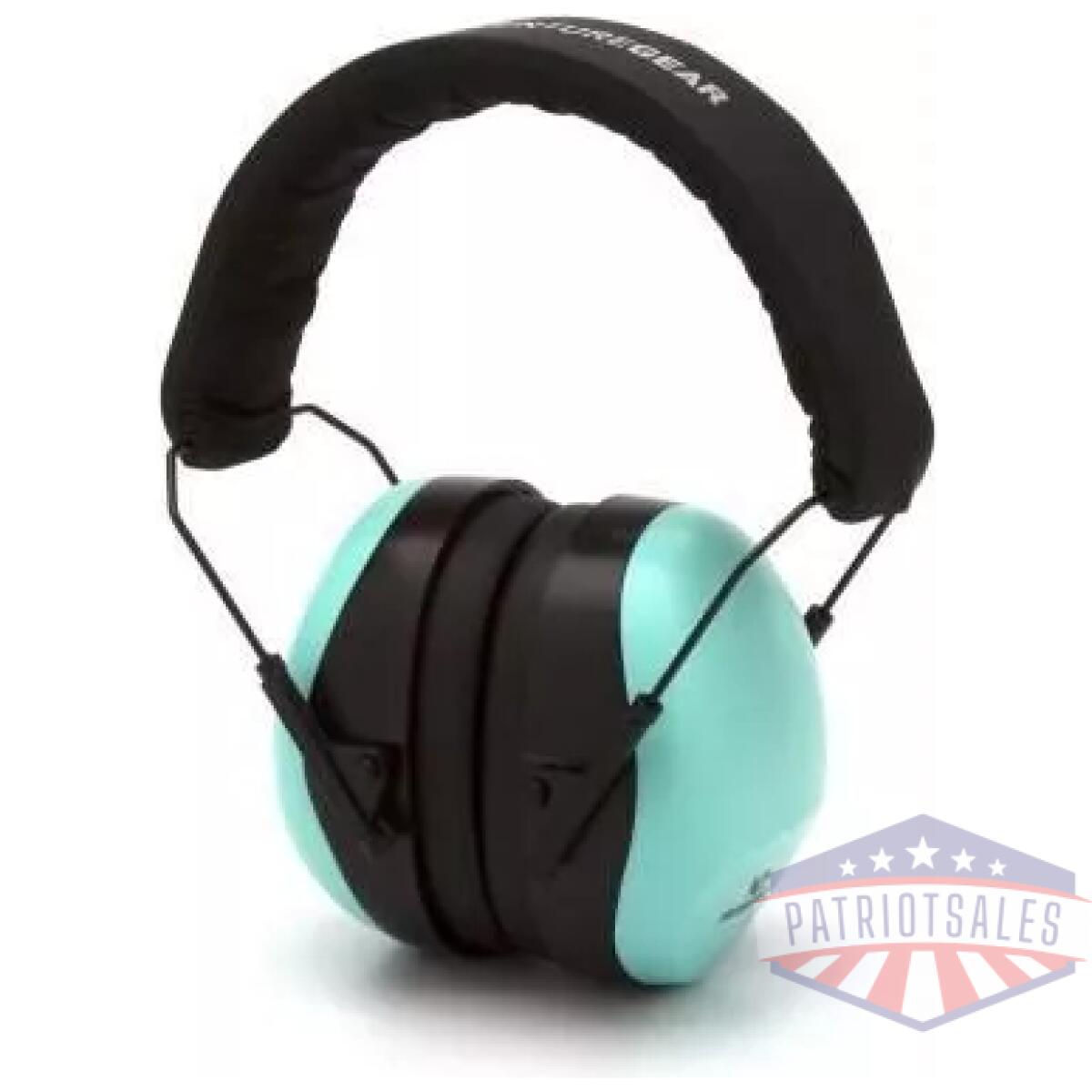 Pyramex vg80 series ear muffs 25db teal - image 1