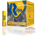 Rio Field Shotshells 20 ga 2 3/4" 2 3/4 dr 1 oz #7.5 1250 fps 25/ct