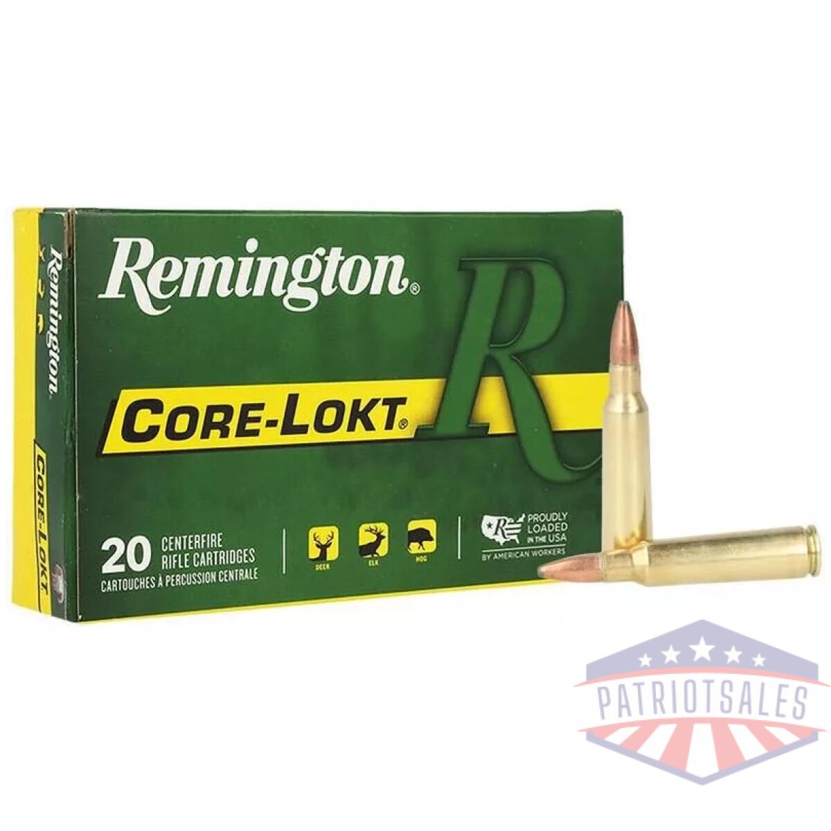 Remington rifle ammunition. 250 savage 100 gr psp 2820 fps 20/ct - image 1
