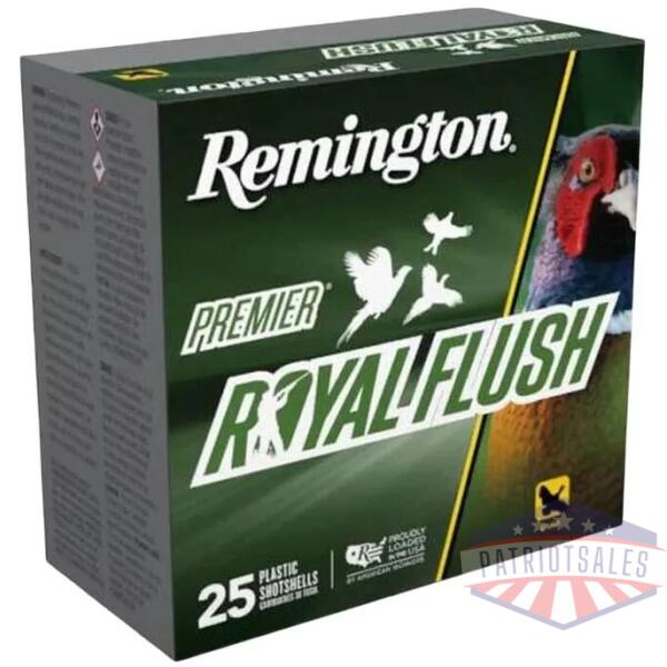 Remington Premier Royal Flush Shotshells 20ga 3" 1oz 1450 fps #6 25/ct