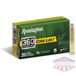 Remington Core-Lokt Rifle Ammunition .360 Buckhammer 180gr SP 2400 fps 20/ct