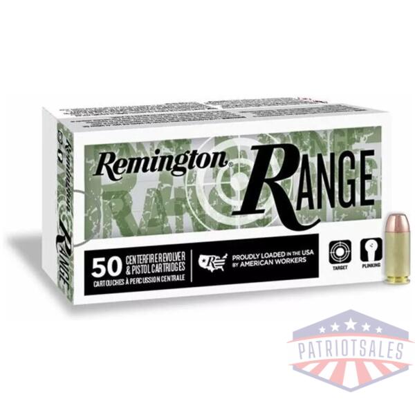 Remington Range Handgun Ammo .40 S&W 180 gr FMJ 990 fps 50/ct