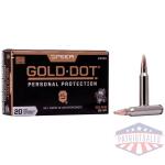 Speer Gold Dot Rifle Ammunition 223 Rem 62gr SP 3000 fps 20/ct