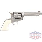 Taylor's 1873 Outlaw Legacy Handgun .45 Colt 6rd Capacity 5.5" Barrel Engraved Nickel with White