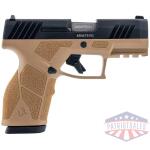 Taurus GX2 Handgun 9mm Luger 10rd Magazines (2) 3.38" Barrel Tan Frame/Black Slide