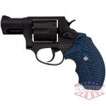 Taurus 856 Handgun .38 SPL 6rd Capacity 2" Barrel Black Frame VZ Black/Blue Cyclone Grip
