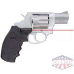 Taurus 856 Ultra Handgun .38 Spl(+P) 6rd Capacity 2" Barrel Black/Stainless Frame Viridian Red Laser Grip