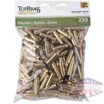 Top Brass Unprimed Remanufactured Rifle Brass .308 Win Bagged Header Card Grade A+ 250/ct