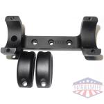 DNZ Integrated Rings & Base Mount - CVA Black Powder Rifles 30mm High - Black